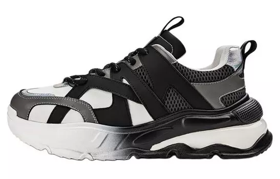 Кроссовки Nautica Chunky Sneakers Men Low-top Black/white/gray, черный/белый