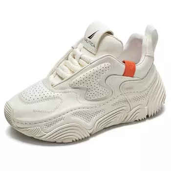 Кроссовки Nautica Chunky Sneakers Women's Low-top, белый