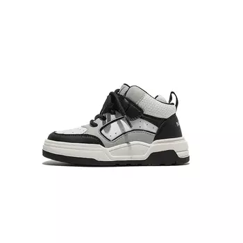 Кроссовки Nautica Kids Skateboarding Shoes Kids High-top White/Black, белый/черный