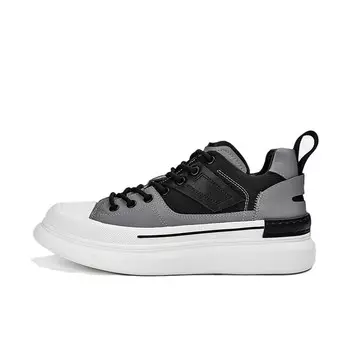 Кроссовки Nautica Skateboarding Shoes Men Low-top Grey/black, серый/черный