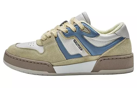 Кроссовки Nautica Skateboarding Shoes Women's Low-top White/Yellow, белый/желтый