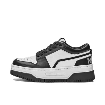 Кроссовки Nautica Skateboarding Shoes Women's Low-top White/Black, белый/черный