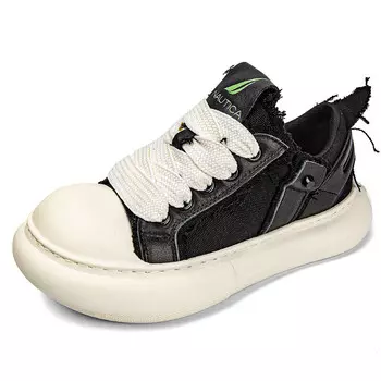 Кроссовки Nautica Skateboarding Shoes Women's Low-top Black, черный