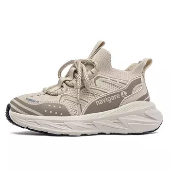 Кроссовки NAVIGARE Kids Lifestyle Shoes Kids Low-top Khaki, хаки