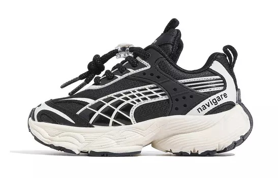 Кроссовки NAVIGARE Kids Lifestyle Shoes Kids Low-top, черный/бежевый