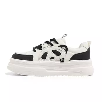 Кроссовки NAVIGARE Skateboarding Shoes Women's Low-top, бежевый/черный