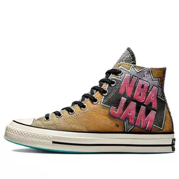 Кроссовки nba jam x chuck 70 high 'hardwood floor' Converse, коричневый