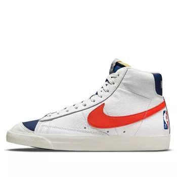 Кроссовки nba x blazer mid '77 emb '75th anniversary - knicks' Nike, белый