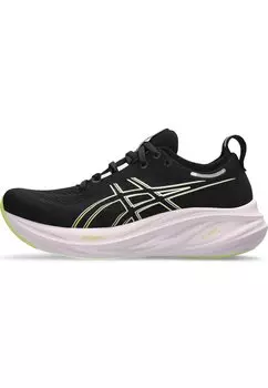 Кроссовки нейтральные GEL-NIMBUS 26 ASICS, цвет black neon lime