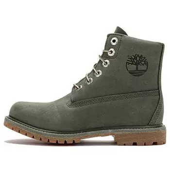 Кроссовки nellie 6 inch waterproof boots 'dark green nubuck' Timberland, зеленый