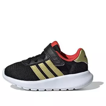 Кроссовки neo lite racer 3.0 'black yellow white' Adidas, черный