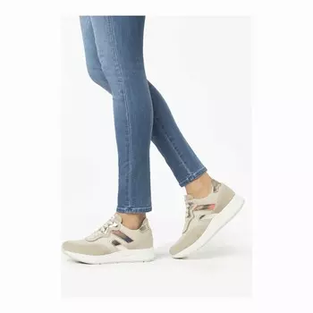 Кроссовки Nerogiardini с круглым носком Zapatillas, бежевый