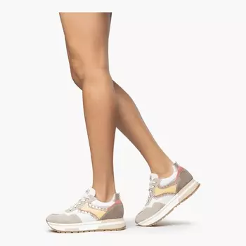 Кроссовки Nerogiardini с круглым носком Zapatillas, бежевый