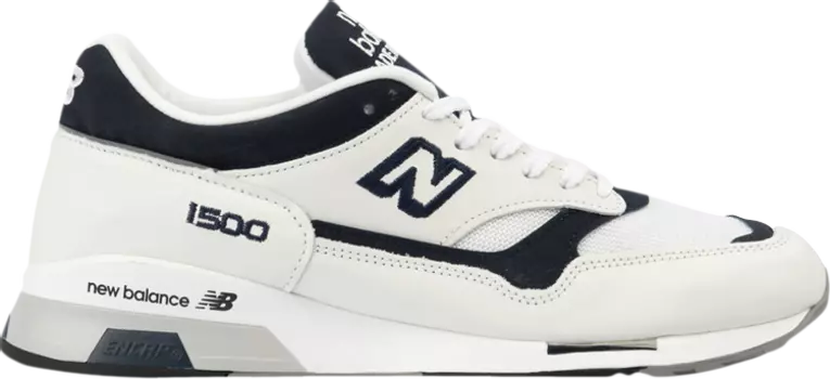 Кроссовки New Balance 1500 Made in England 'White Navy', белый