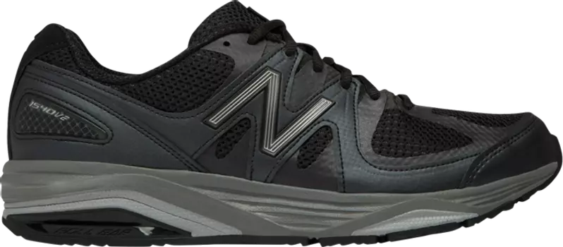 Кроссовки New Balance 1540v2 Made in USA 2E Wide 'Black Silver', черный