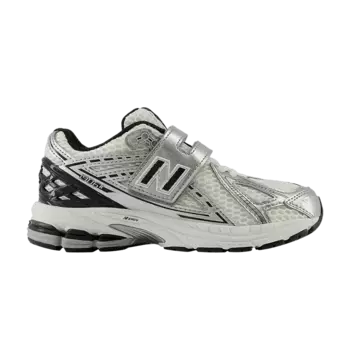 Кроссовки New Balance 1906R Hook & Loop Little Kid Wide Silver Metallic Black, серебряный