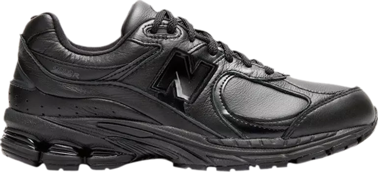 Кроссовки кожанные New Balance 2002R, черный