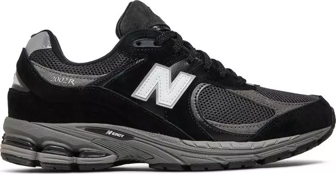 Кроссовки New Balance 2002R, черный/темно-серый