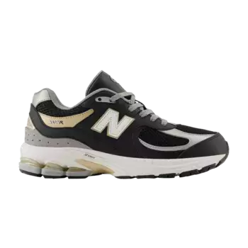 Кроссовки New Balance 2002R Big Kid Black Sea Salt Gold, черный
