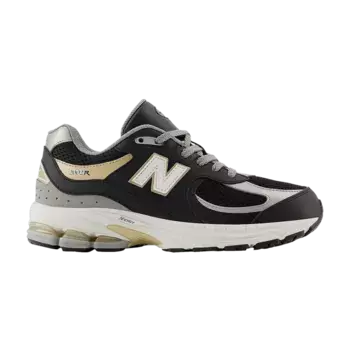 Кроссовки New Balance 2002R Big Kid Wide Black Sea Salt Gold, черный