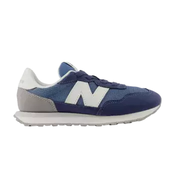 Кроссовки New Balance 237 Bungee Little Kid Wide Heron Blue, синий