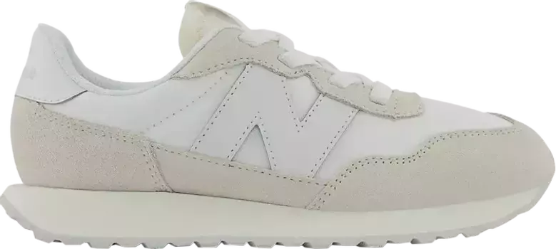 Кроссовки New Balance 237 Bungee Little Kid 'White Moonbeam', кремовый