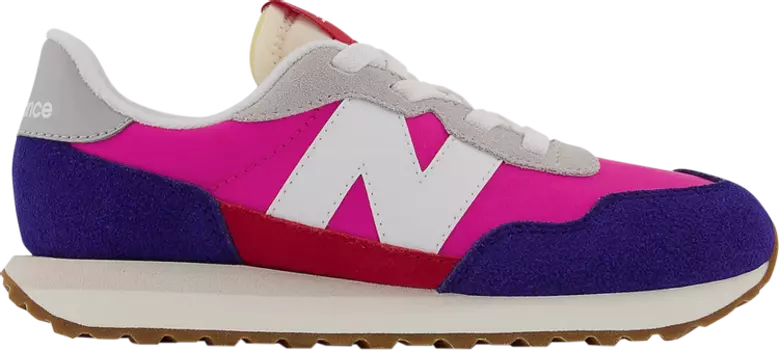 Кроссовки New Balance 237 Bungee Little Kid 'Victory Blue Exuberant Pink', розовый