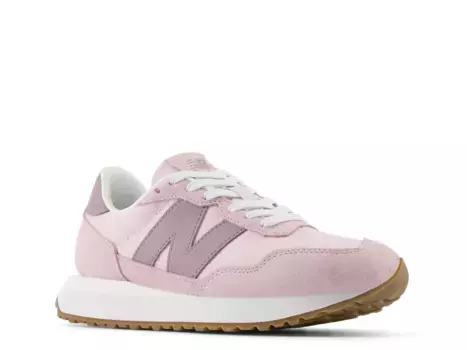 Кроссовки New Balance 237 — женские, пыльно-розовый/лиловый
