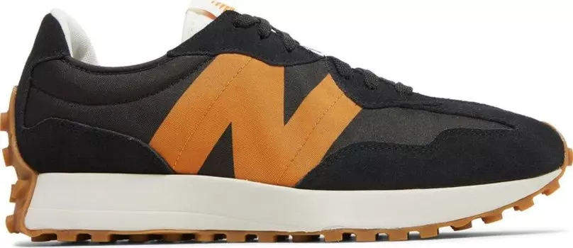 Кроссовки New Balance 327 'Black Orange', черный