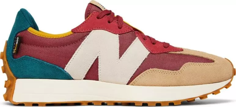 Кроссовки New Balance 327 'Bordeaux Teal', красный