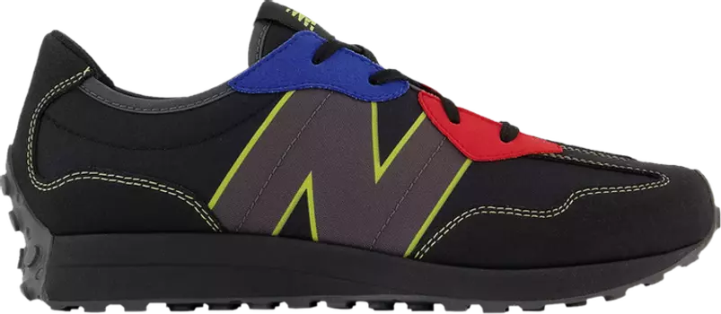 Кроссовки New Balance 327 Big Kid 'Black Red Blue', черный