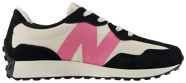 Кроссовки New Balance 327 Big Kid 'Black Real Pink', кремовый