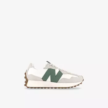 Кроссовки New Balance 327 из замши и кожи низкие, белый