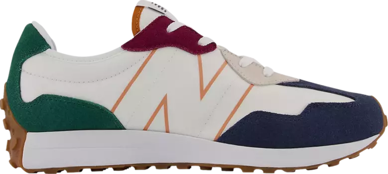 Кроссовки New Balance 327 Kids Wide 'Natural Indigo Green', белый