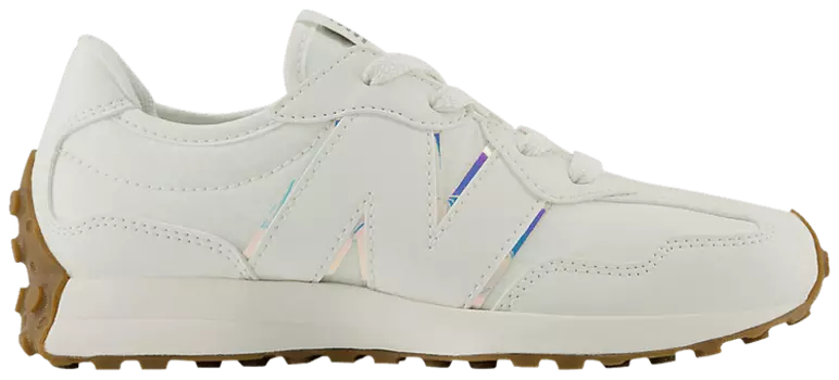 Кроссовки New Balance 327 Little Kid 'Sea Salt Iridescent Gum', кремовый