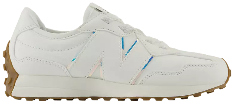 Кроссовки New Balance 327 Little Kid Wide 'Sea Salt Iridescent Gum', белый