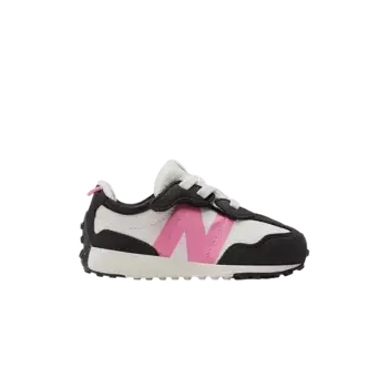 Кроссовки New Balance 327 New-B Hook & Loop Toddler Black Real Pink, кремовый