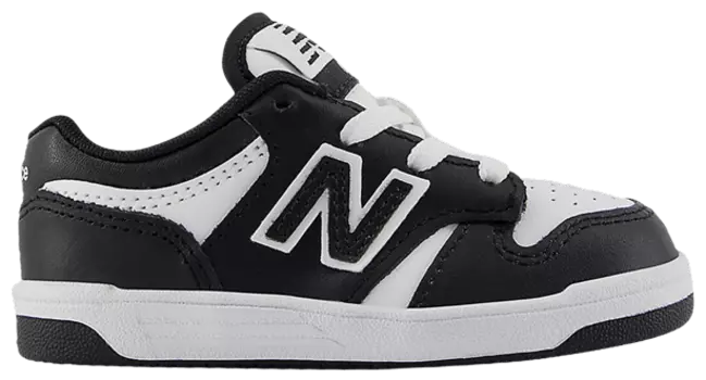 Кроссовки New Balance 480 Toddler 'Black White', черный