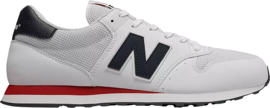 Кроссовки New Balance 500 'White Navy Red', белый