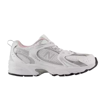 Кроссовки New Balance 530 Bungee Little Kid White Mid Century Pink, белый