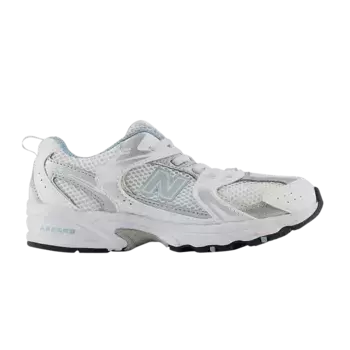Кроссовки New Balance 530 Bungee Little Kid White Chrome Blue, белый