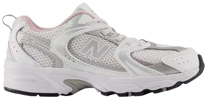 Кроссовки New Balance 530 Bungee Little Kid Wide 'White Mid Century Pink', белый