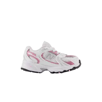 Кроссовки New Balance 530 Bungee Toddler Pink Sugar, белый