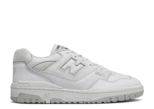 Кроссовки New Balance 550 2E WIDE 'WHITE GREY', белый