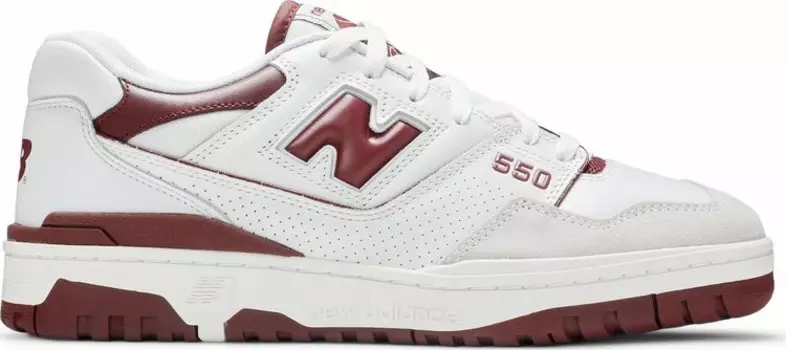 Кроссовки New Balance 550 'Burgundy', белый