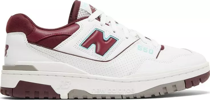 Кроссовки New Balance 550 'Burgundy Turquoise', белый