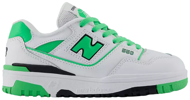 Кроссовки New Balance 550 Little Kid 'Green Apple', белый