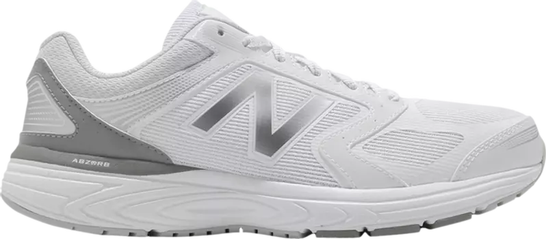 Кроссовки New Balance 565 2E Wide 'White Silver', белый