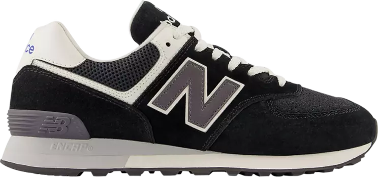 Кроссовки New Balance 574 'Black White', черный