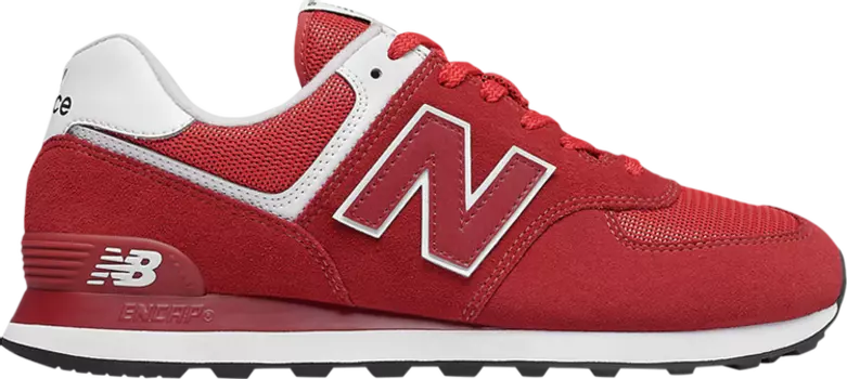 Кроссовки New Balance 574 'Crimson Red', красный